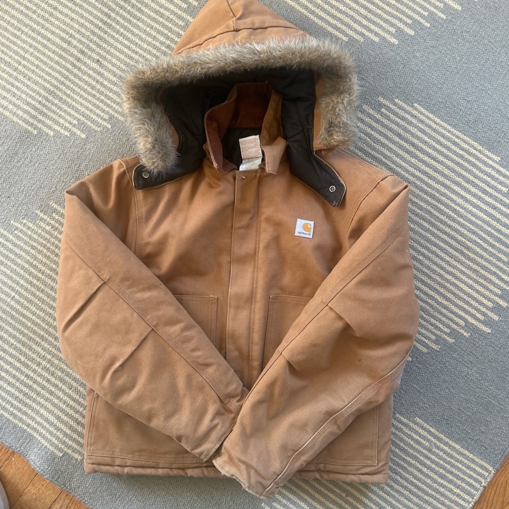 Y2K Carhartt with Detachable Fur Hood